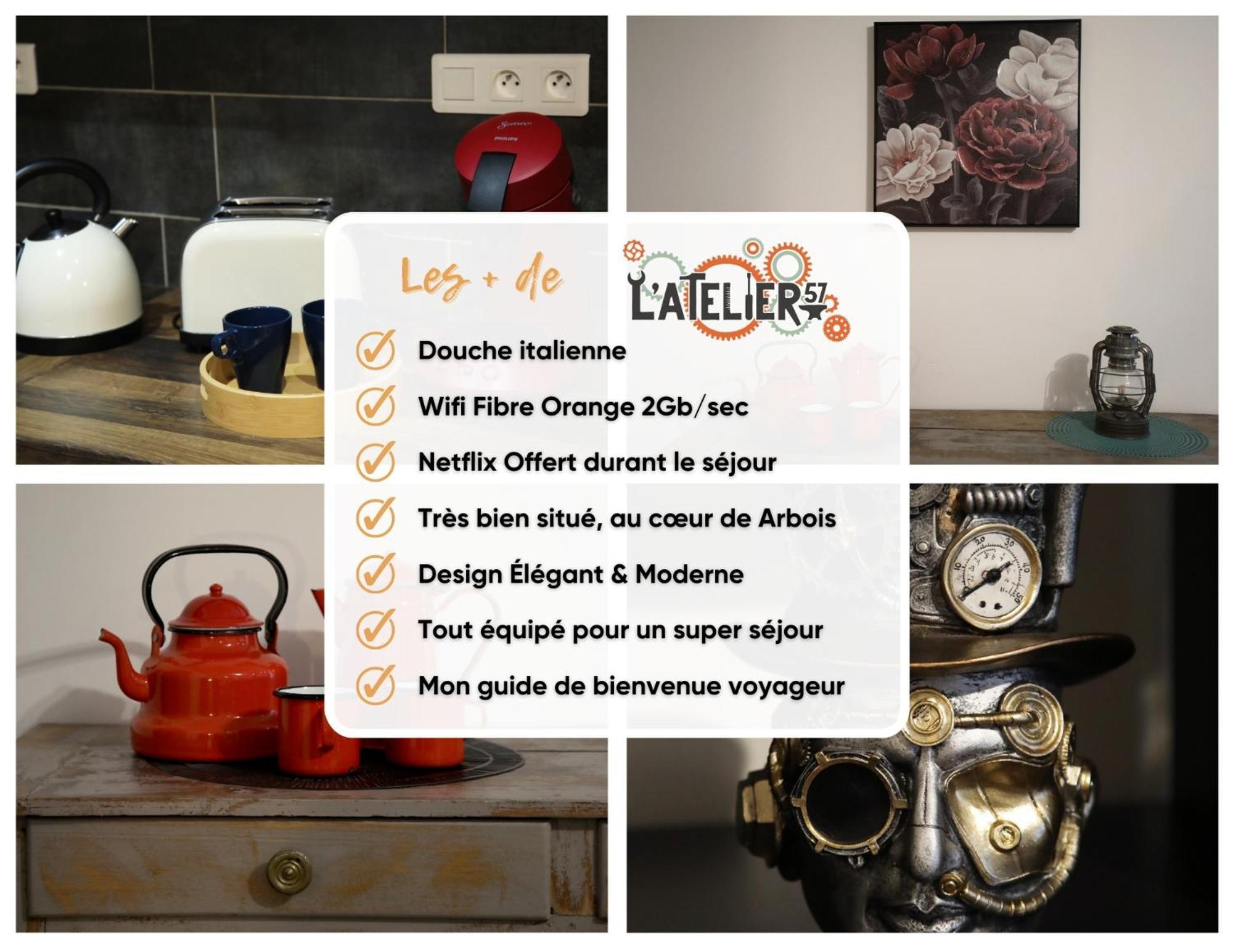 L'Atelier 57 - Votre Meuble Authentique ! Daire Arbois Dış mekan fotoğraf